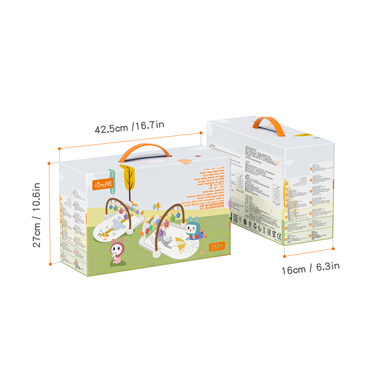 <tc>Tapis d’éveil bébé avec arche de jeux et piano lumineux – TM240</tc>