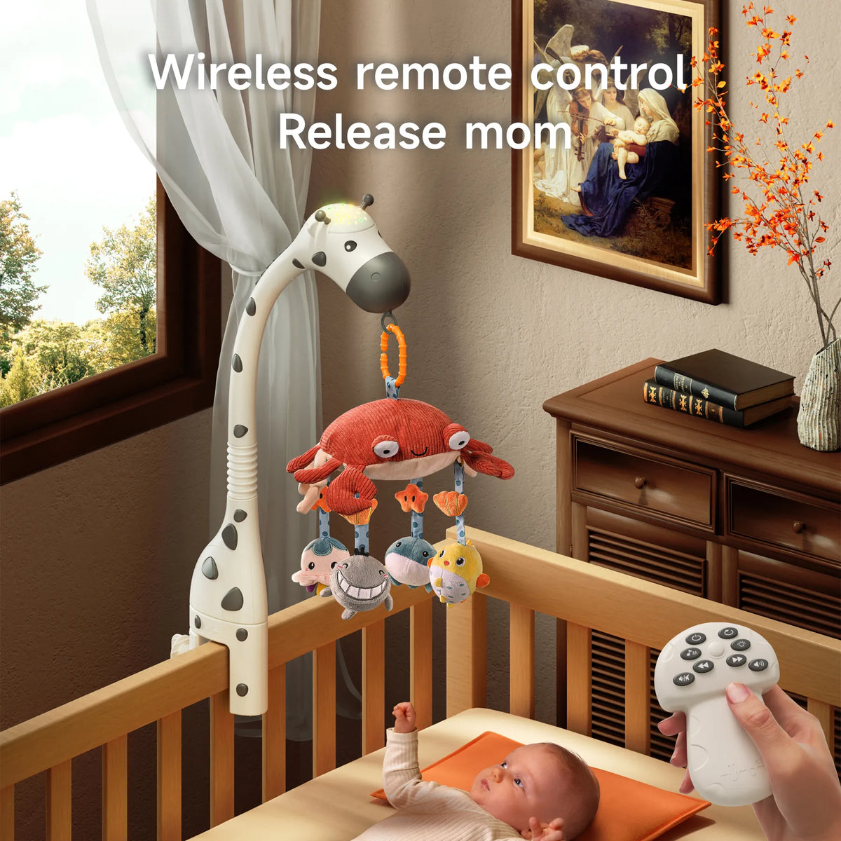 Ballery Télécommande TV Musicale pour Bébé avec Lumière Douce, Jouet Sensoriel avec Boutons Multiformes pour Garçons et Filles (Girafe Ballery Télécommande TV Musicale pour Bébé avec Lumière Douce, Jouet Sensoriel avec Boutons Multiformes pour Garçons et Filles (Girafe