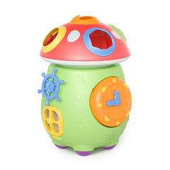 <tc>Jouet musical bébé avec formes à trier et lumières</tc>