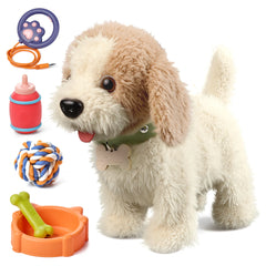 <tc>Chien jouet qui marche et aboie avec laisse</tc>