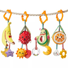 <tc>Suspension pour arche d'éveil en forme de fruits avec hochet intégré</tc>
