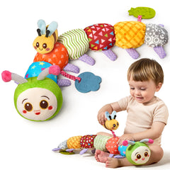 <tc>Peluche chenille d’activités pour bébé - jouet sensoriel et d’éveil</tc>