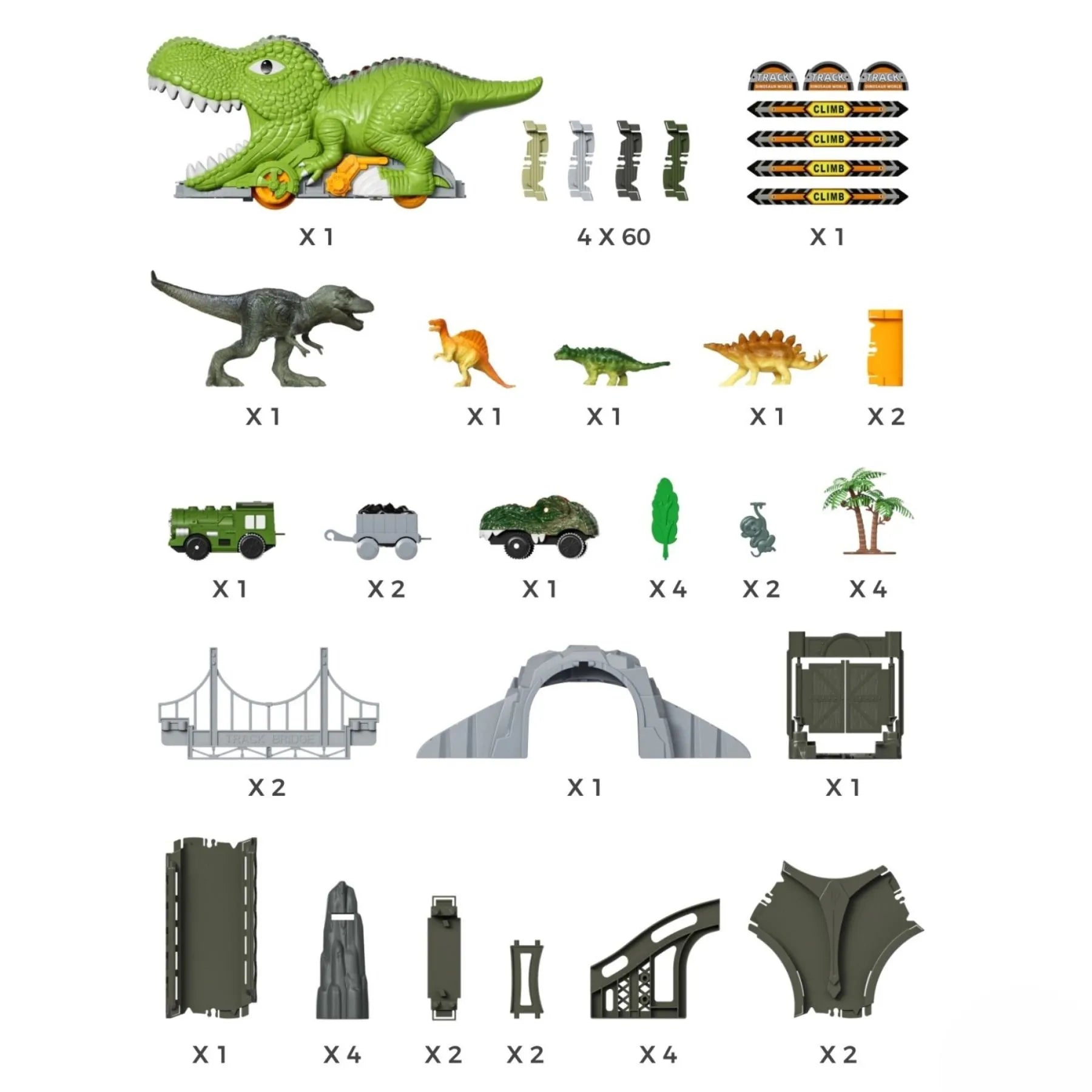 Toys sur le thème des dinosaures set pour les enfants
