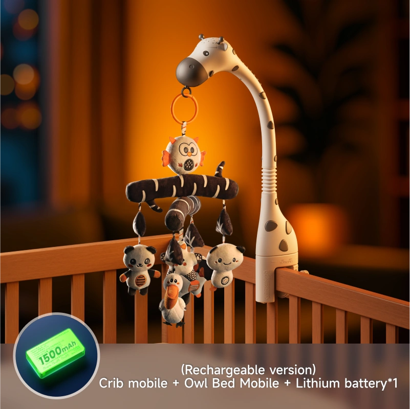 <tc>Mobile pour berceau multi-compatibilité avec musique et projection d’étoiles (fonction Bluetooth)</tc>