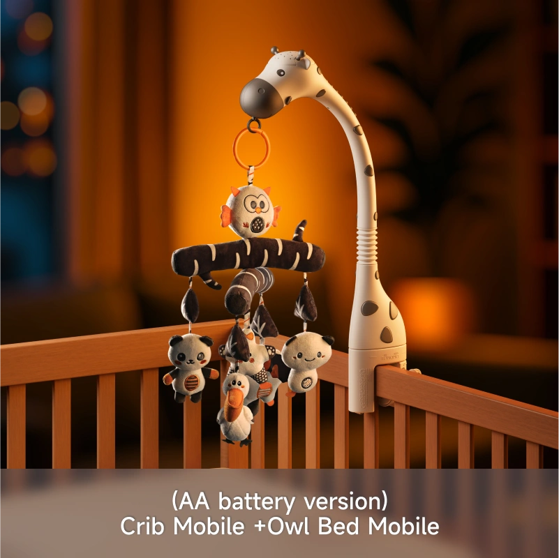 <tc>Mobile pour berceau multi-compatibilité avec musique et projection d’étoiles (fonction Bluetooth)</tc>