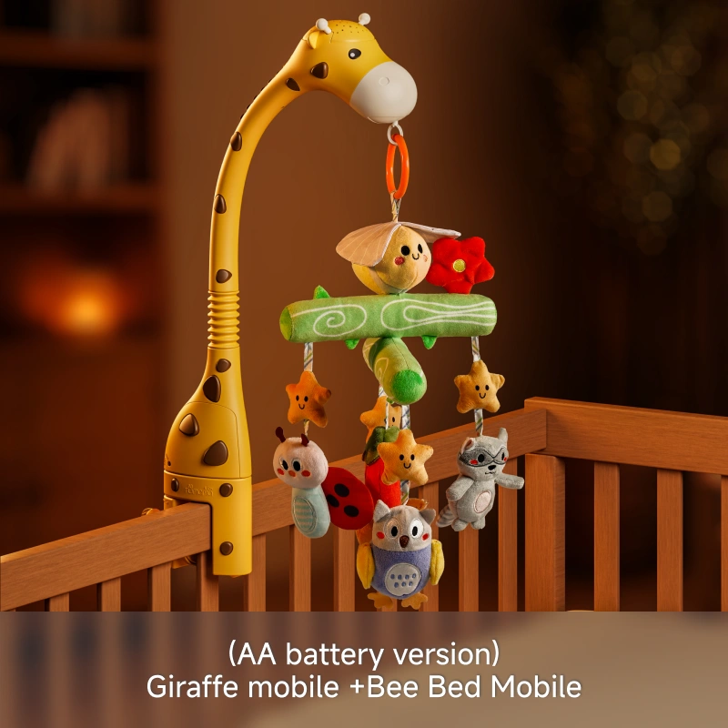 <tc>Mobile pour berceau multi-compatibilité avec musique et projection d’étoiles (fonction Bluetooth)</tc>
