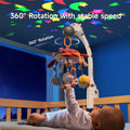 Mobile pour berceau avec des lumières et de la musique, des jouets apaisants pour les nouveau-nés