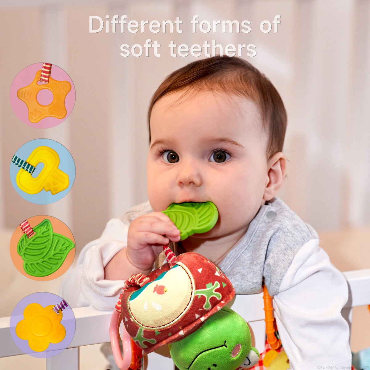 Jouet suspendu pour poussette, lot de 4 jouets en peluche avec hochets pour poussette, lit, siège auto, berceau de poussette ONE SIZE Jouet suspendu pour poussette, lot de 4 jouets en peluche avec hochets pour poussette, lit, siège auto, berceau de poussette ONE SIZE