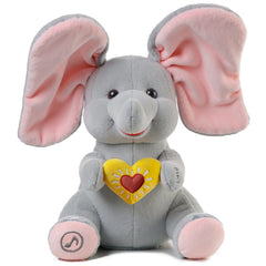 <tc>Peluche interactive - Éléphant animé Peek-A-Boo</tc>