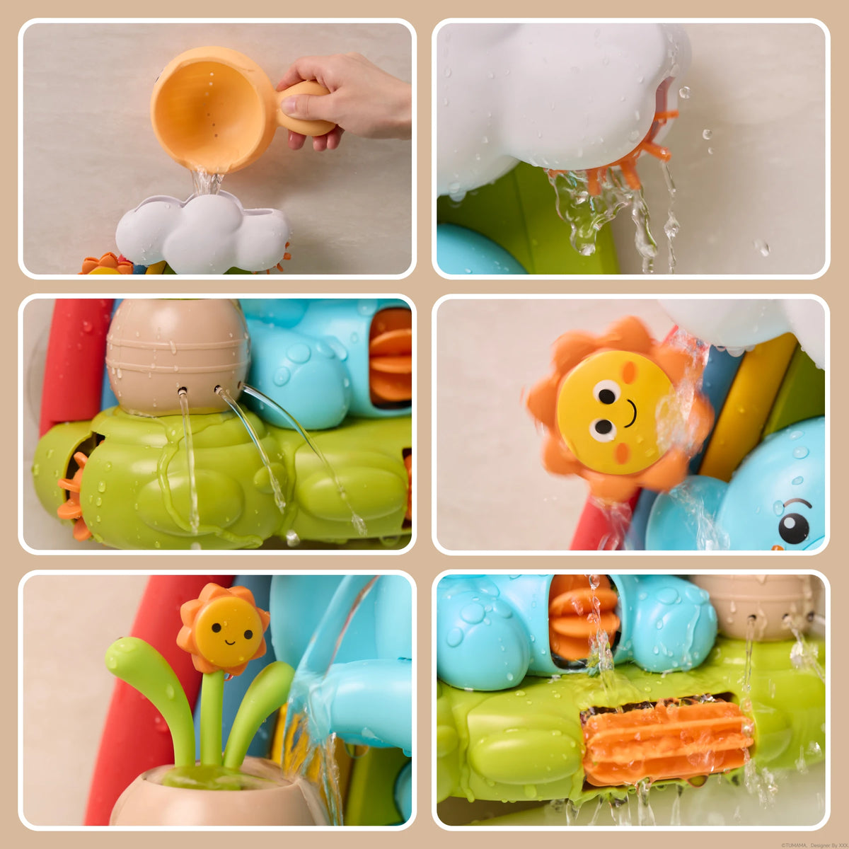 Jouet de Bain Bébé 1 à 4 Ans,Cascade Interactive avec Cuillère à Eau,Jeu de Baignoire Éducatif,Cadeau Garçon et Fille - Puériculture & Eveil bébé Jouet de Bain Bébé 1 à 4 Ans,Cascade Interactive avec Cuillère à Eau,Jeu de Baignoire Éducatif,Cadeau Garçon et Fille - Puériculture & Eveil bébé