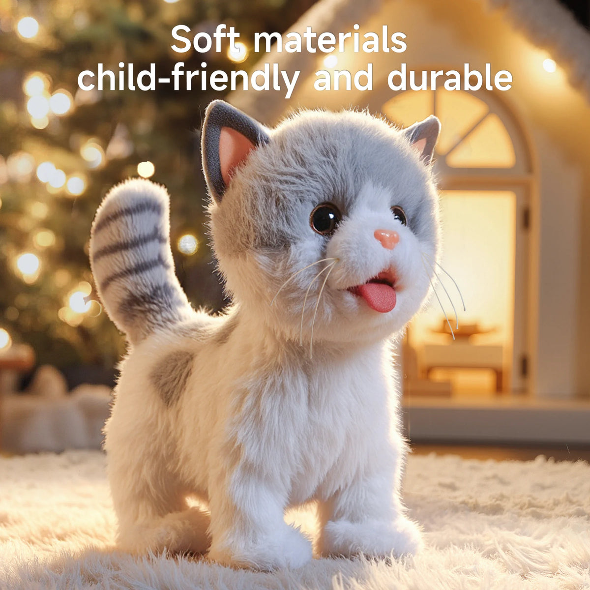 Chat en Peluche Chaton qui Miagola Marche Miagola Déplace la Queue Chat Jouet Interactif Marchant Déplace Queue Chaton Jouet Enfants Marche Chiot Chat en Peluche Chaton qui Miagola Marche Miagola Déplace la Queue Chat Jouet Interactif Marchant Déplace Queue Chaton Jouet Enfants Marche Chiot