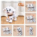 Remote-controlled walking barking toy dog for toddlers