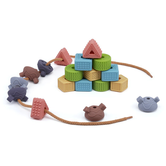 Stacking toy with 14pcs for children's spatial awareness