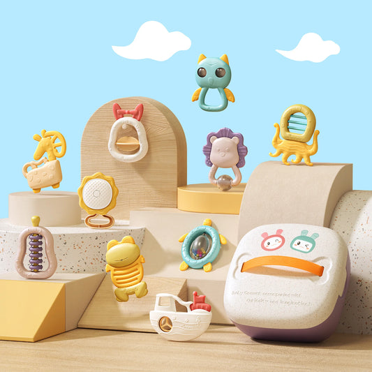 Baby Rattle et Teether Toys Shake Grab Baby Toy Ensemble