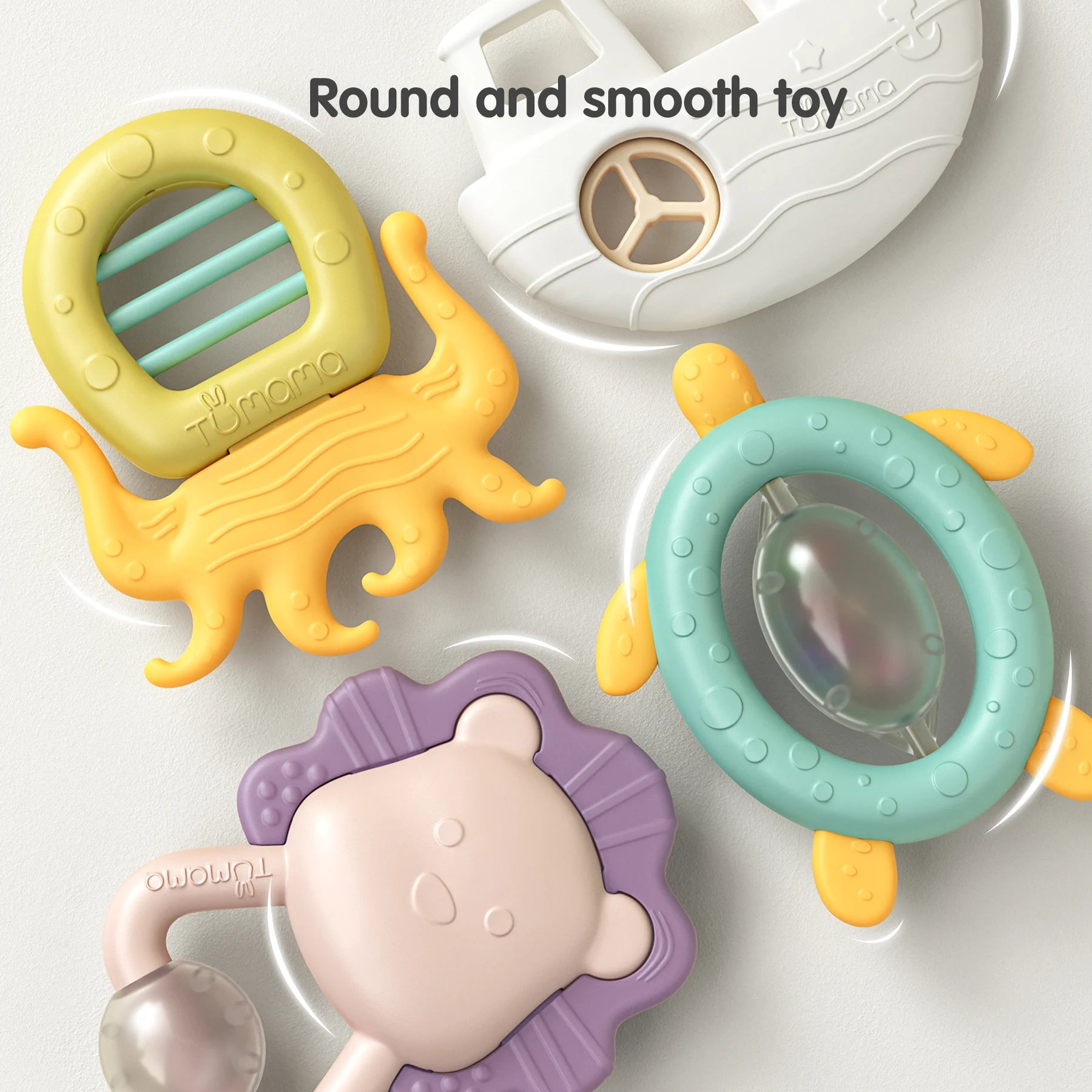 Hochet de dentition pour bébé, jouet à secouer, jouet de développement précoce, ensemble de jouets de dentition, 10 pièces pour bébés de 0 mois et plus