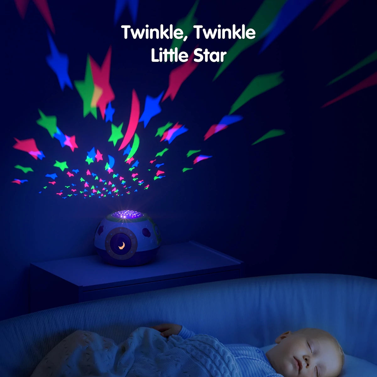 Baby Night Light Projecteur avec machine sonore musicale et bruit blanc