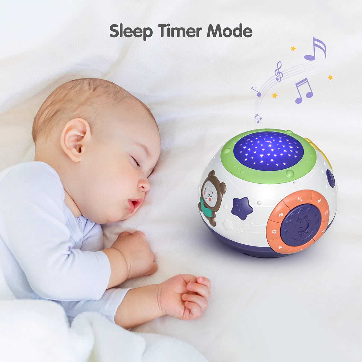 Baby Night Light Projecteur avec machine sonore musicale et bruit blanc
