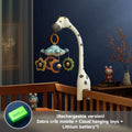 Mobile de lit neuf avec des lumières et de la musique, des jouets de berceau nouveau-né