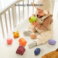 Jouets de dentition sans BPA - boules sensorielles douces pour nourrissons
