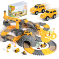 Ensemble de jouets de piste de course sur le thème de la construction pour les enfants