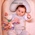 Jouet en peluche suspendu avec Teether et hochet pour le berceau, la poussette et le siège d'auto