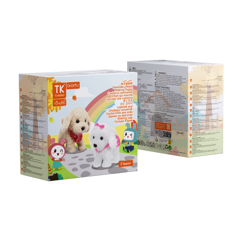 <tc>Chien interactif réaliste qui marche, aboie, chante et remue la queue</tc>