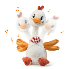 <tc>Canard peluche interactive qui parle et danse pour tout-petits</tc>