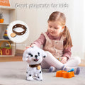 Chiot de jouets interactif qui marche et aboie - cadeau amusant pour les tout-petits