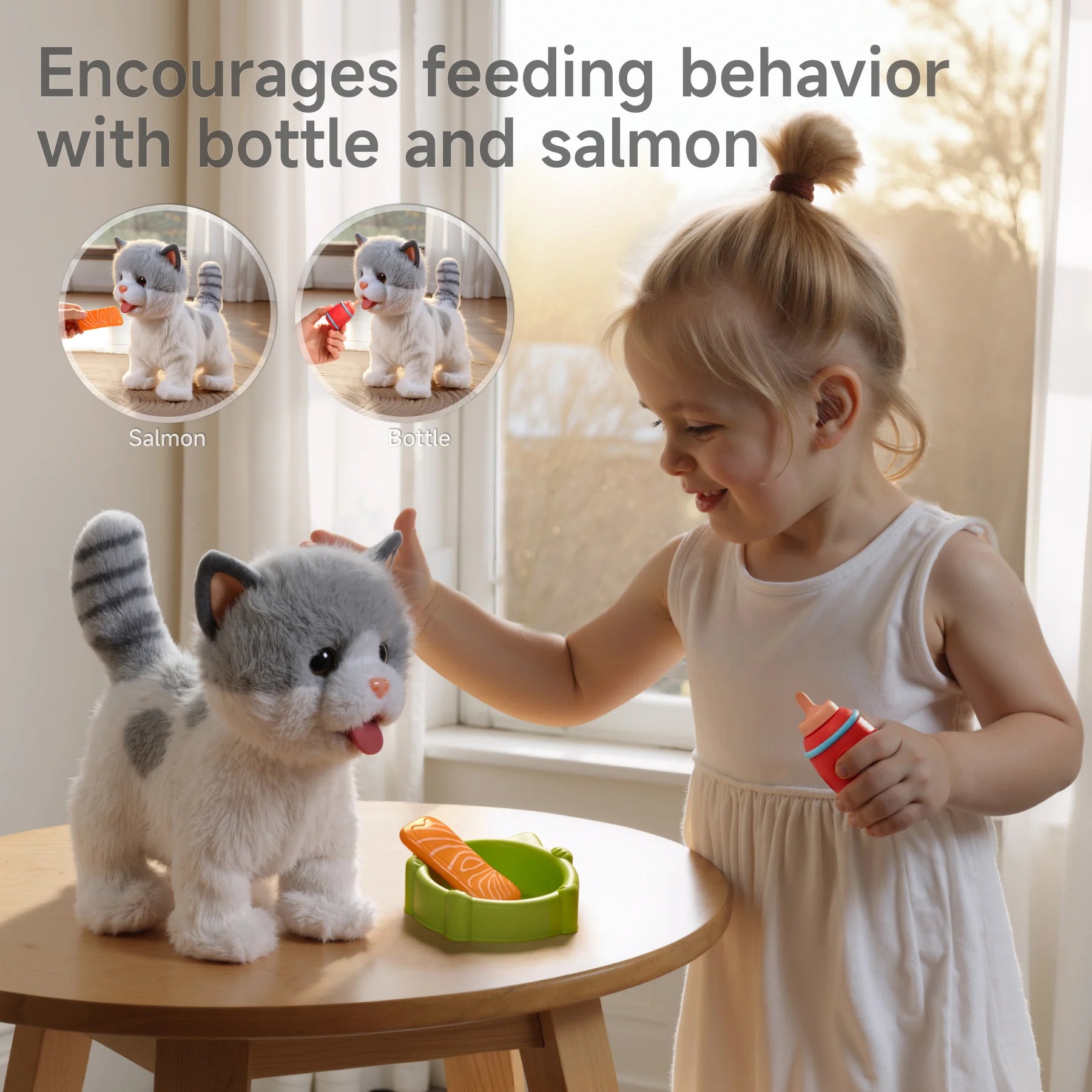 Leash-Included Walking Cat Toy for Kids – Interactive and Fun!