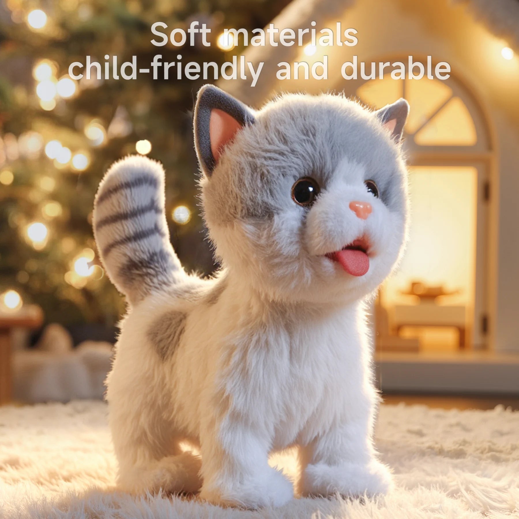 walking kitty cat toy