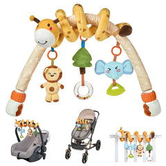 <tc>Spirale d’activités bébé avec arche poussette – La Girafe</tc>