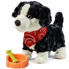 <tc>Chien jouet réaliste contrôlé par la voix qui marche et aboie</tc>