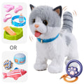 <tc>Chat peluche interactif qui marche et miaule – Cadeau enfant</tc>