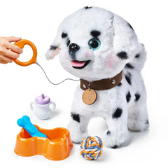 <tc>Chien jouet interactif avec laisse qui marche et aboie</tc>