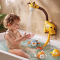 <tc>Jouet de bain pour bébé – Douche girafe et jouets aquatiques à remonter</tc>