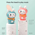 Baby musical stacking toy press zhe head to play music